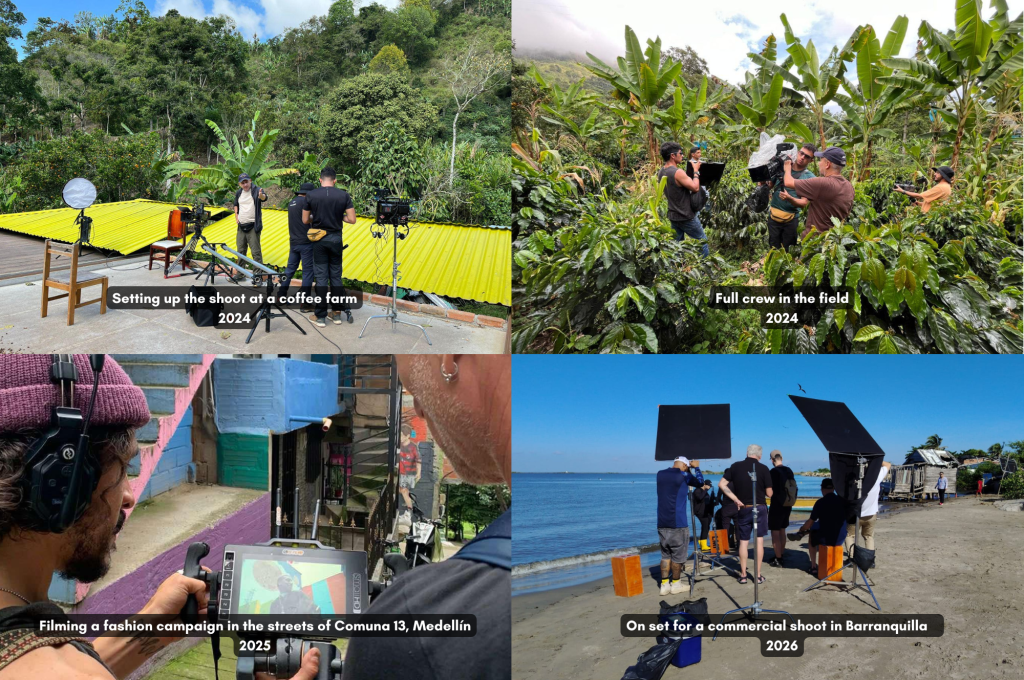 Colombia behind the scenes pics